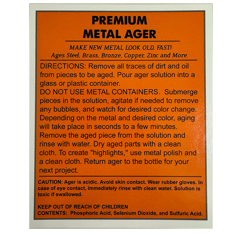 Premium Metal Ager Distributor Pack (Quart)